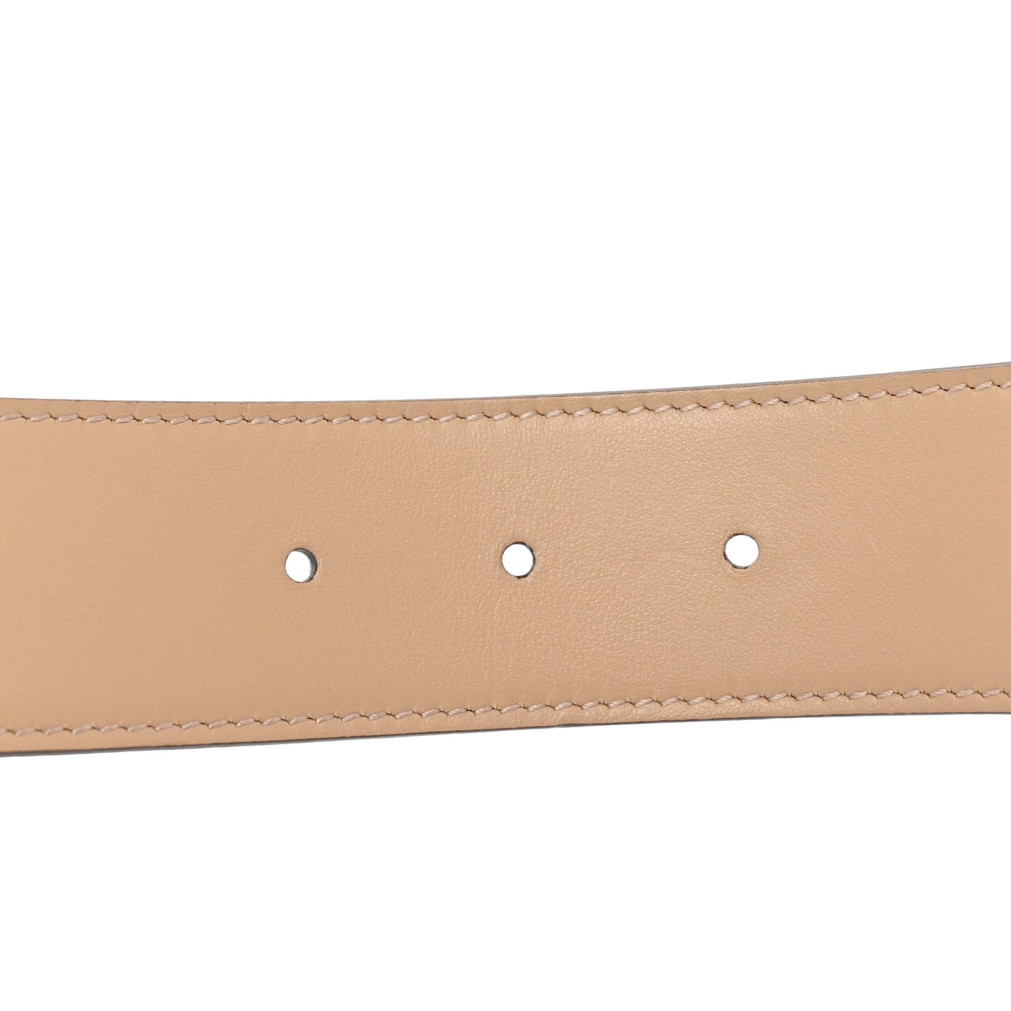 GG Supreme Monogram Plutone Calfskin Double G Reversible 37mm Belt 100 40 Beige Ebony Souffle Rose