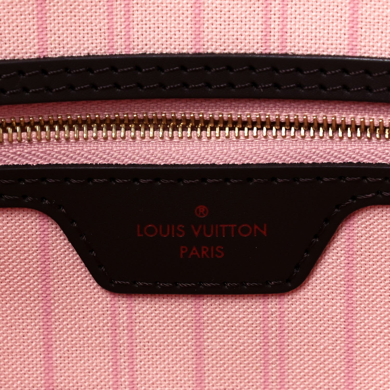 Louis Vuitton Damier Ebene Neo Neverfull MM Rose Ballerine 6 of 11