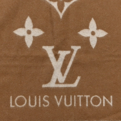 Louis Vuitton Cashmere Monogram Reykjavik Scarf Sable 3 of 4