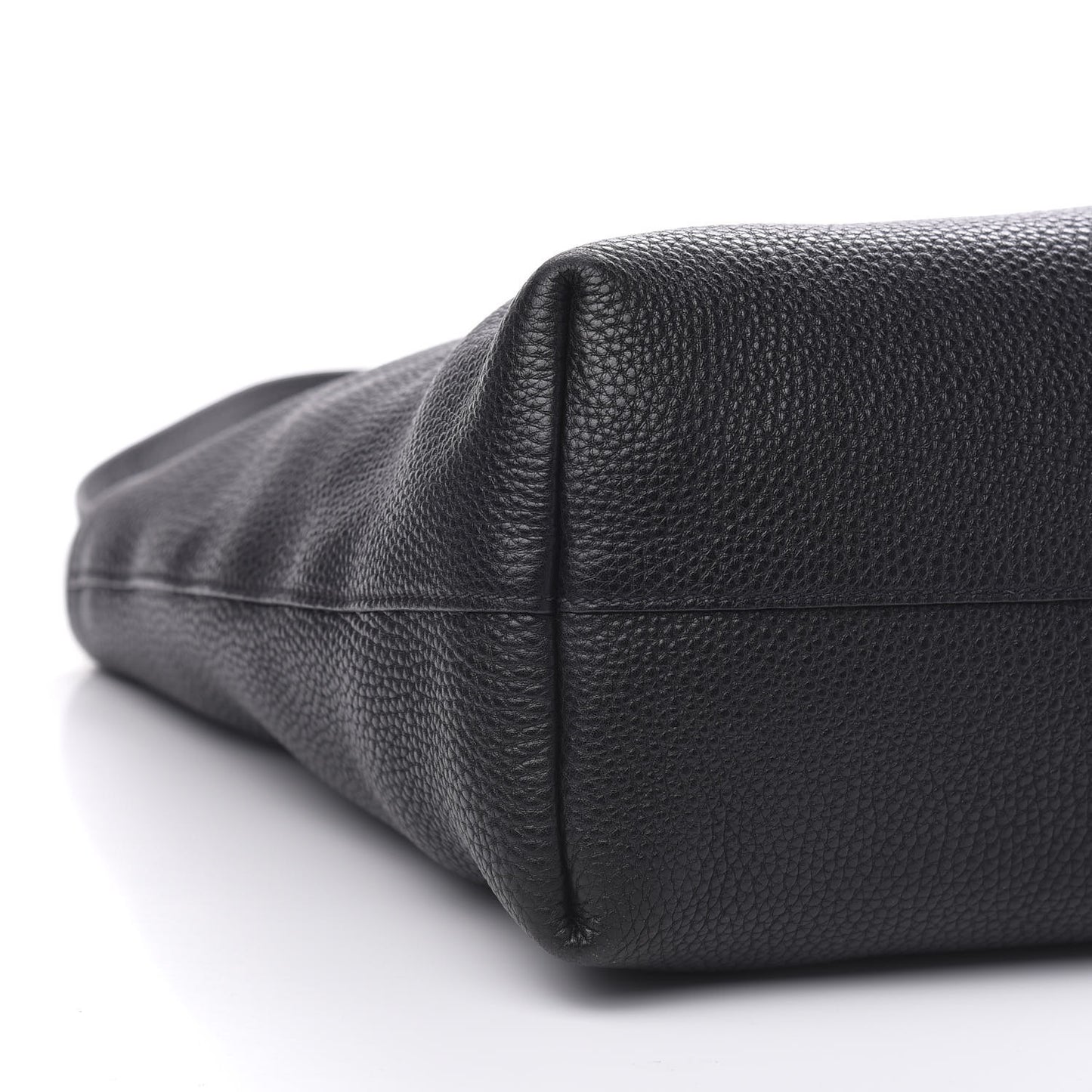 Vitello Daino Tote Black