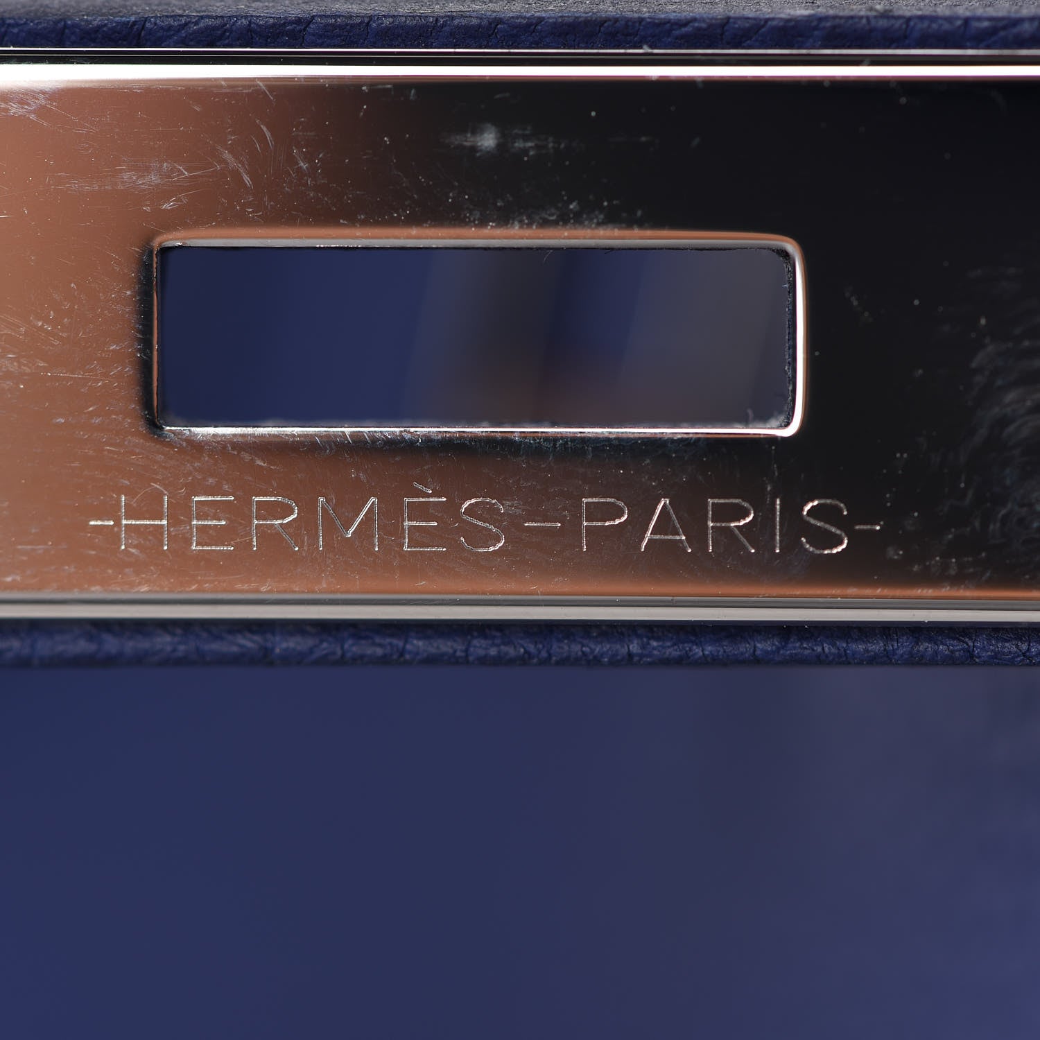 Hermes Togo Swift Officier Birkin 40 Bleu Encre Bordeaux 22 of 35