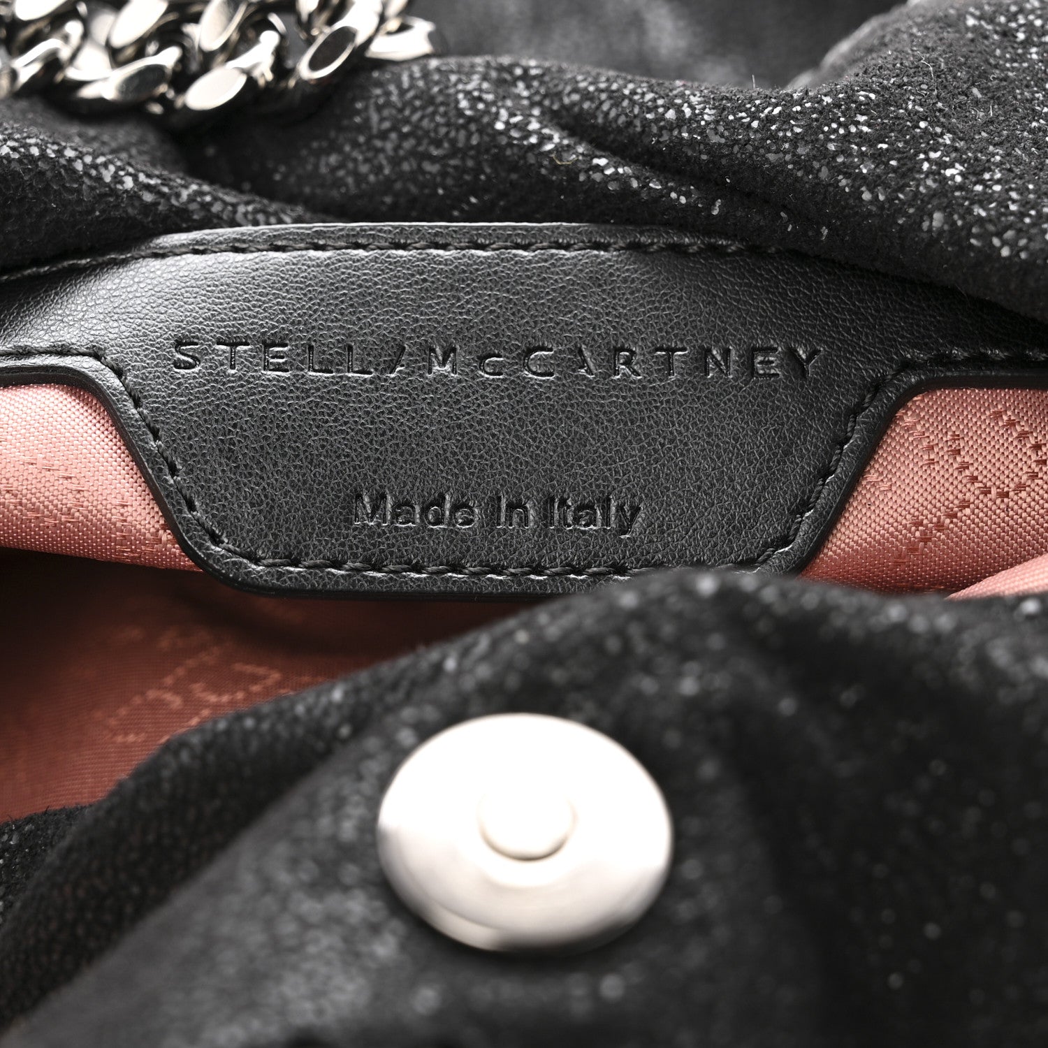 Stella McCartney Shaggy Deer Mini Falabella Tote Black 6 of 10