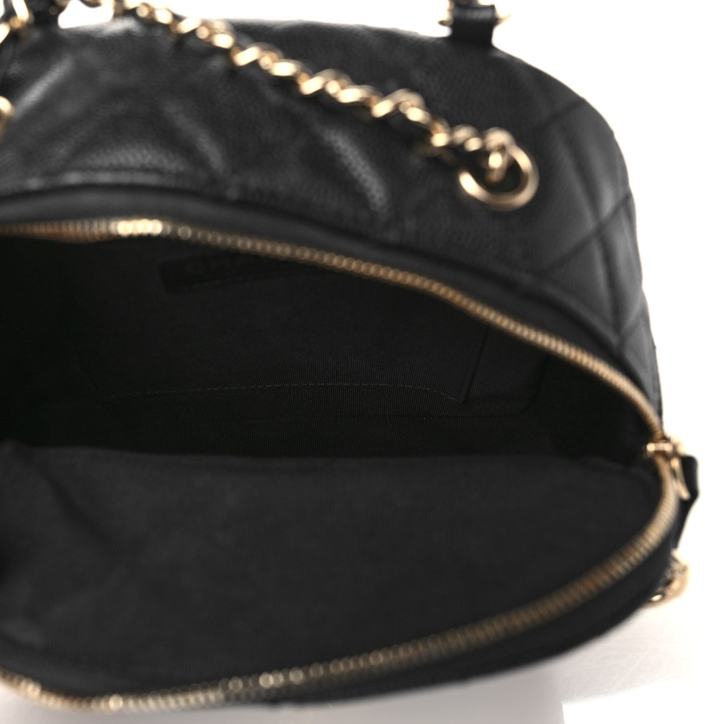Caviar Quilted Small CC Day Backpack Black