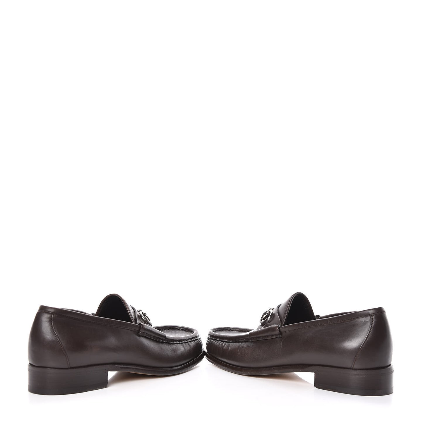 Calfskin Mens 1953 Horsebit Loafers 7 Marrone