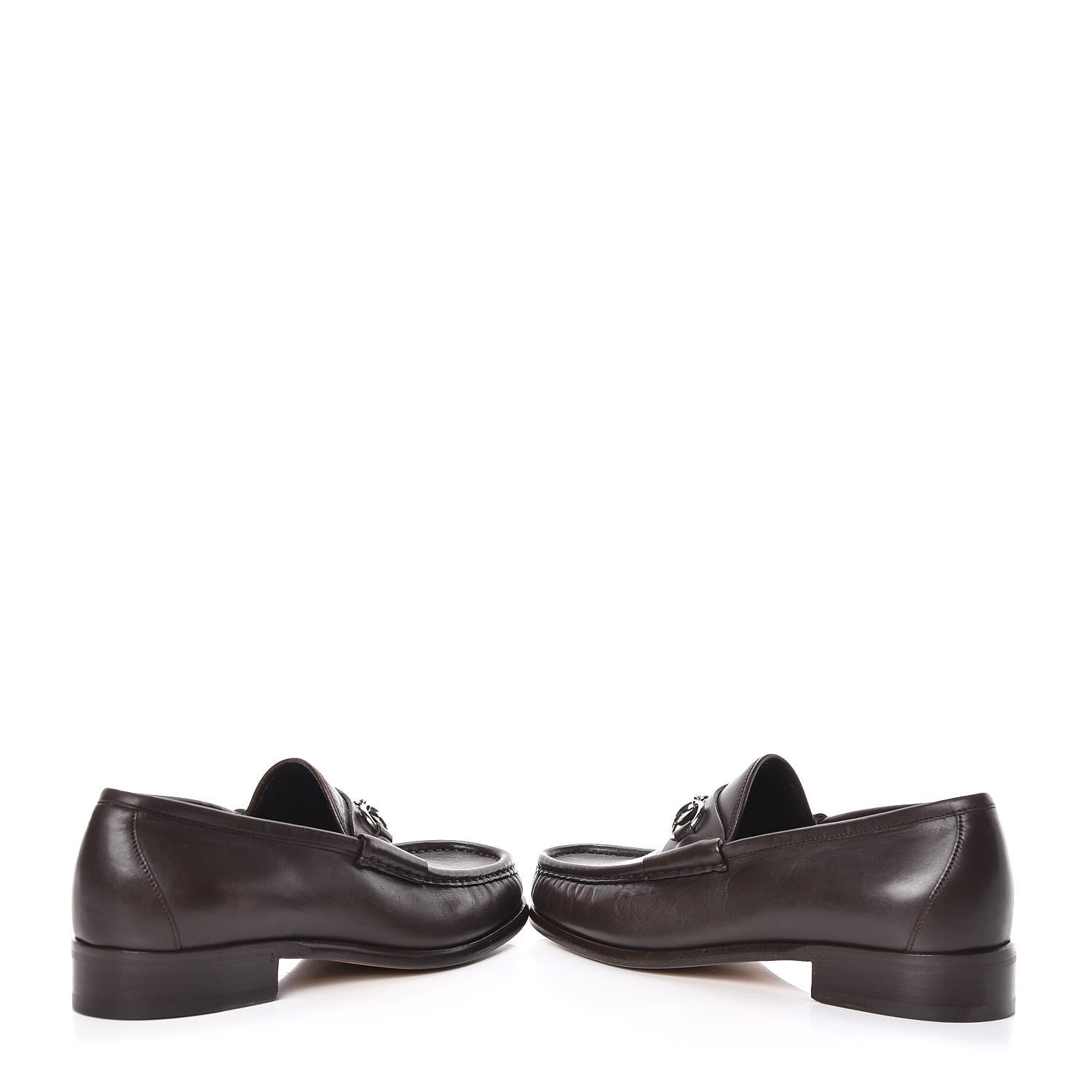 Gucci Calfskin Mens 1953 Horsebit Loafers 7 Marrone 6 of 10