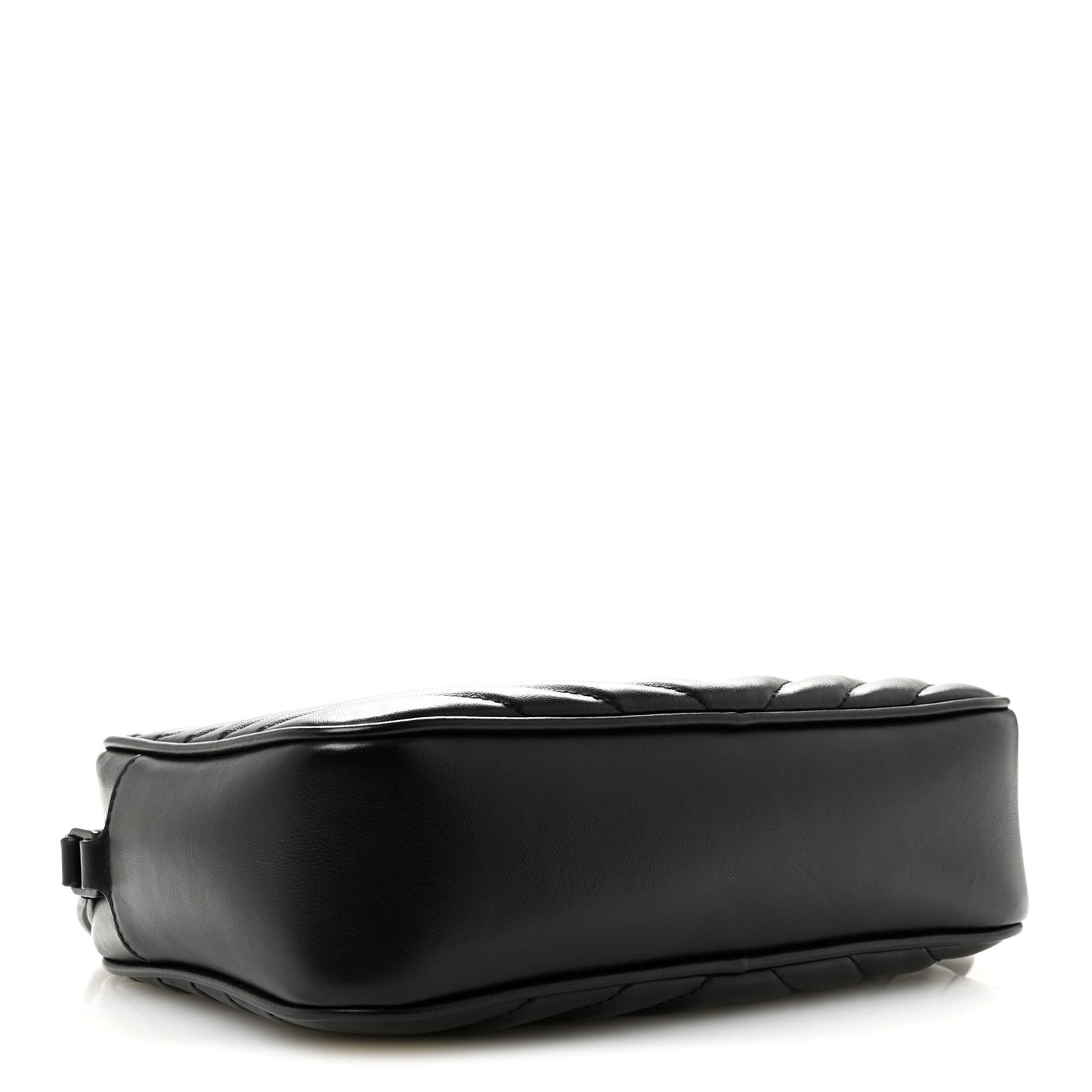 Calfskin Matelasse Monogram Monochrome Lou Camera Bag Black