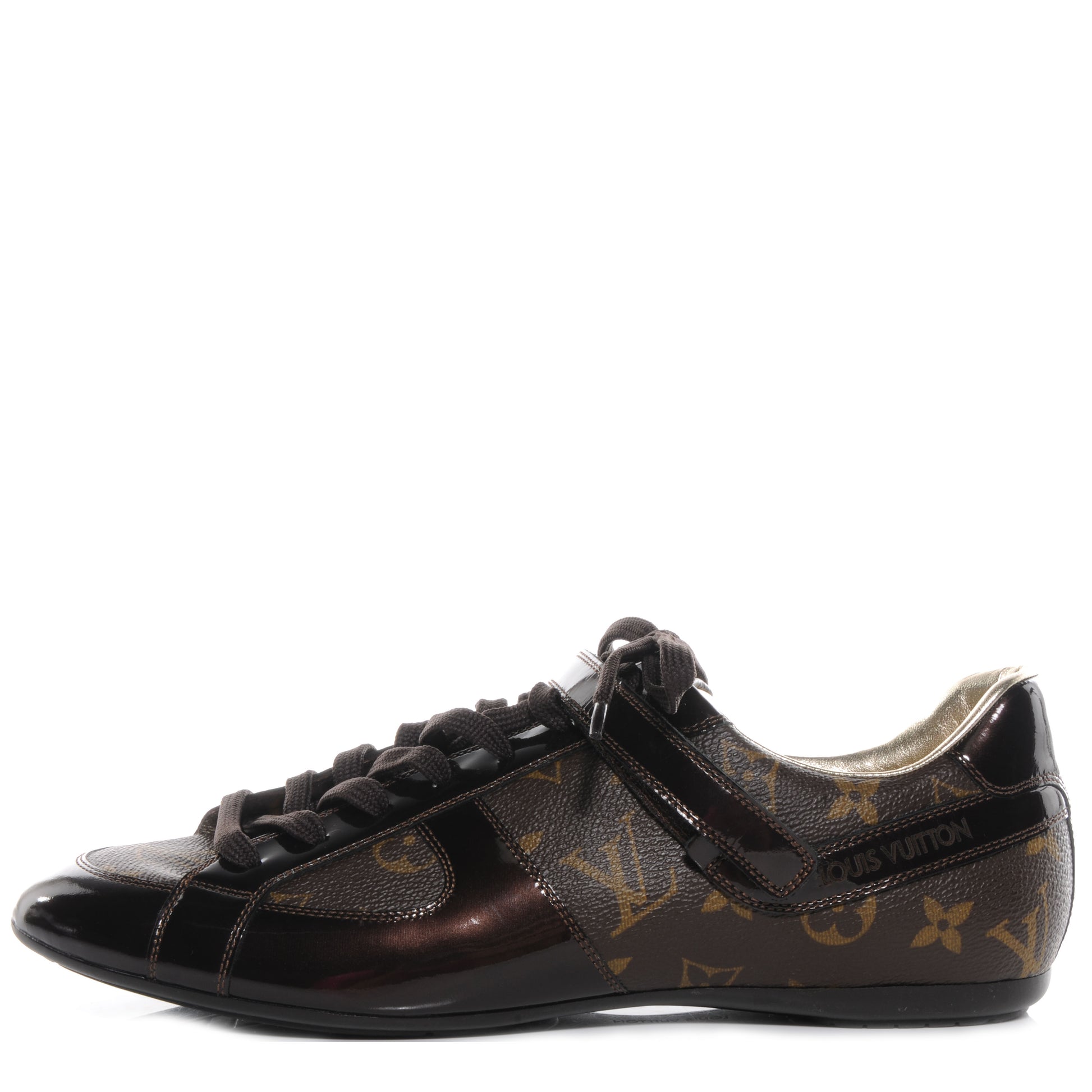 Louis Vuitton Patent Monogram Globe Trotter Sneakers 40 1 of 6