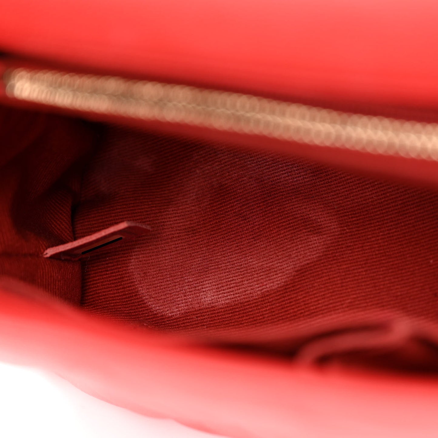 Caviar Quilted Small Coco Handle Flap Red