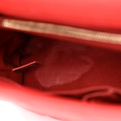 Chanel Caviar Quilted Small Coco Handle Flap Red 12 of 12