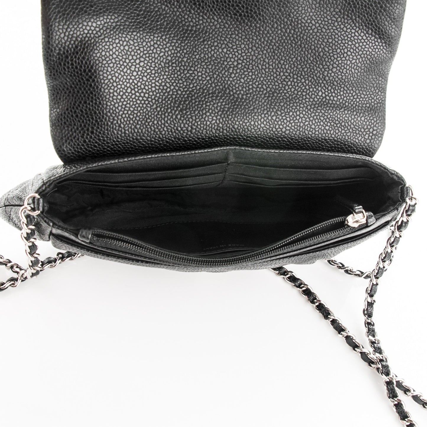 Caviar Half Moon Wallet On Chain WOC Black