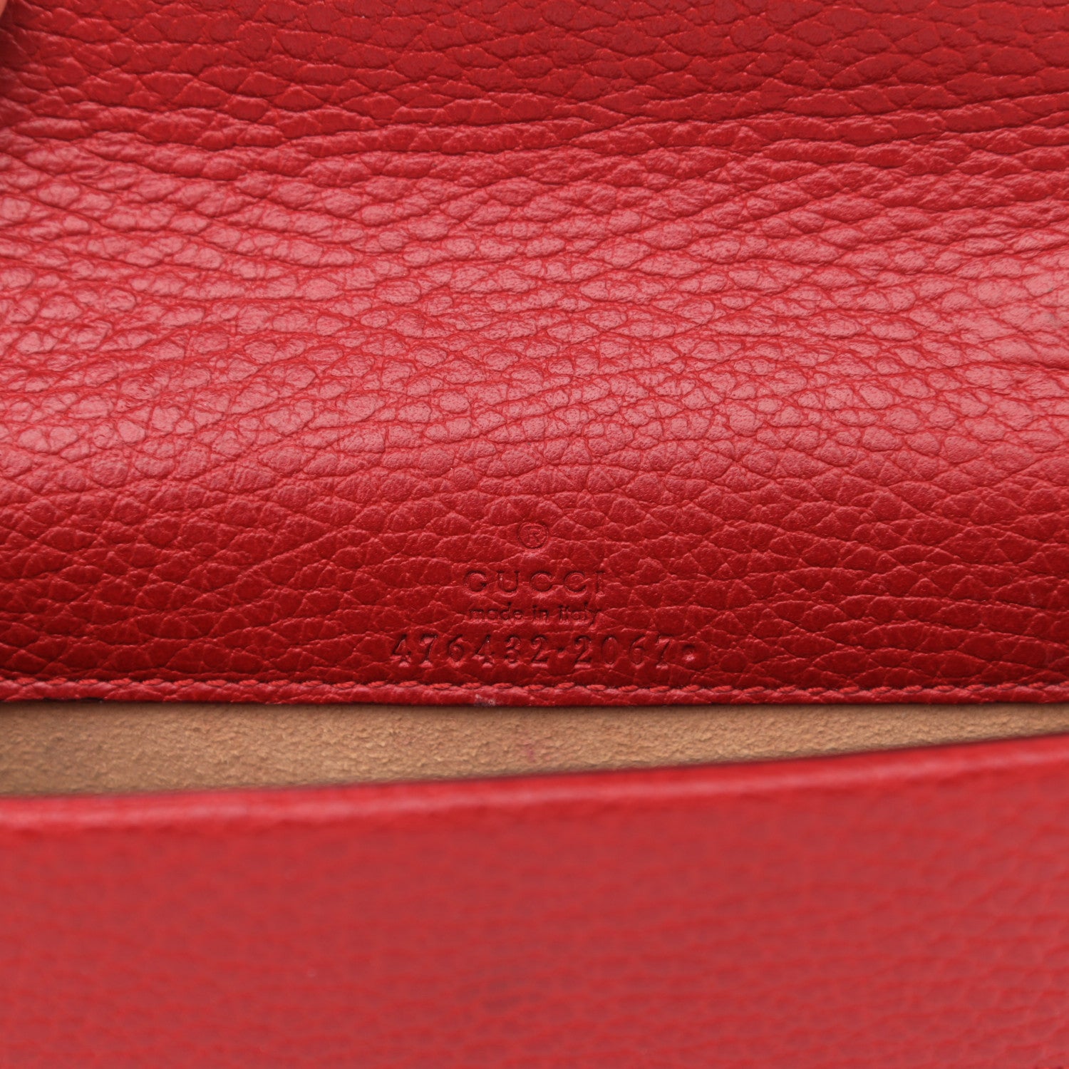 Gucci Calfskin Super Mini Dionysus Shoulder Bag Hibiscus Red 6 of 11