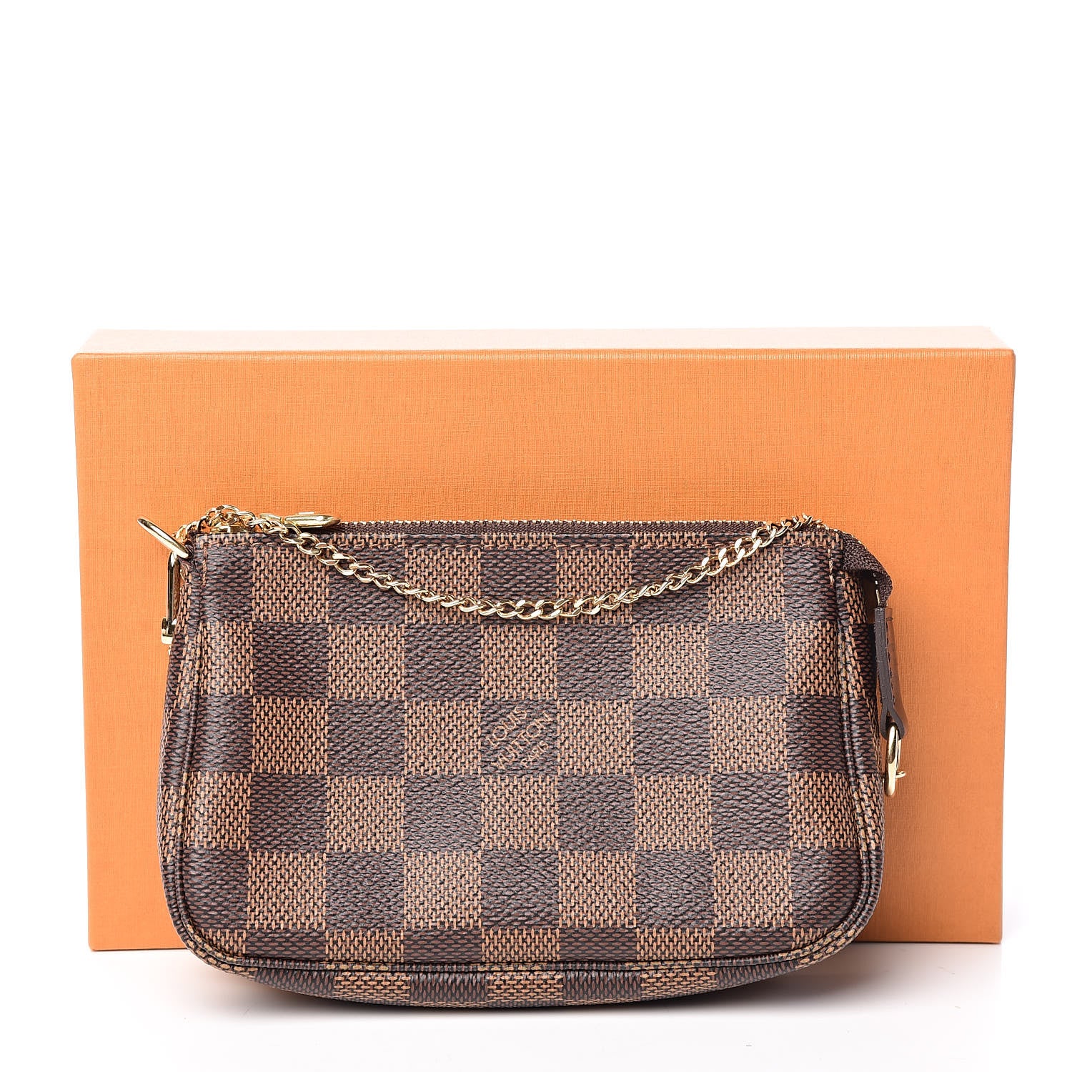 Louis Vuitton Damier Ebene Mini Pochette Accessories 9 of 9