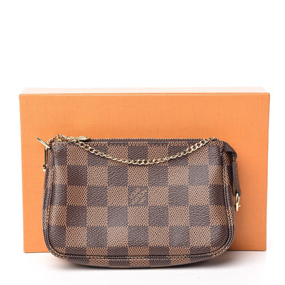 Louis Vuitton Damier Ebene Mini Pochette Accessories 9 of 9