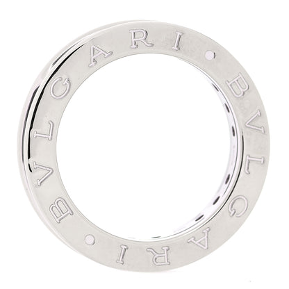 Bulgari 18K White Gold Garnet B.Zero1 One-Band Ring 52 6 6 of 6