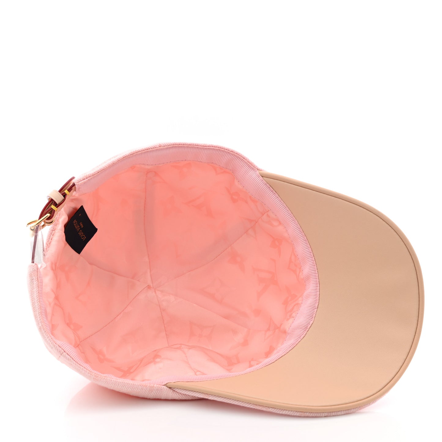 Cotton Monogram Jacquard Be My Cap M Pink