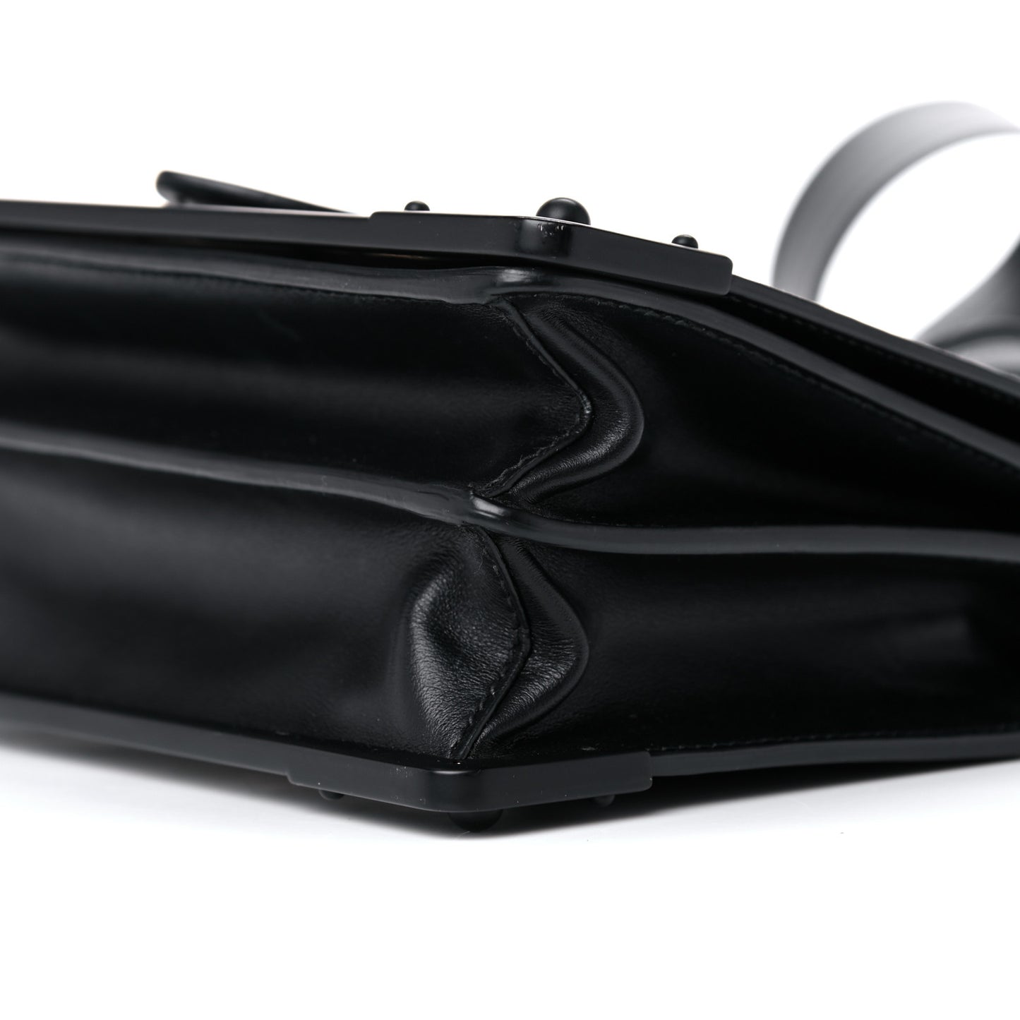 City Calfskin Saffiano Cahier Bag Black