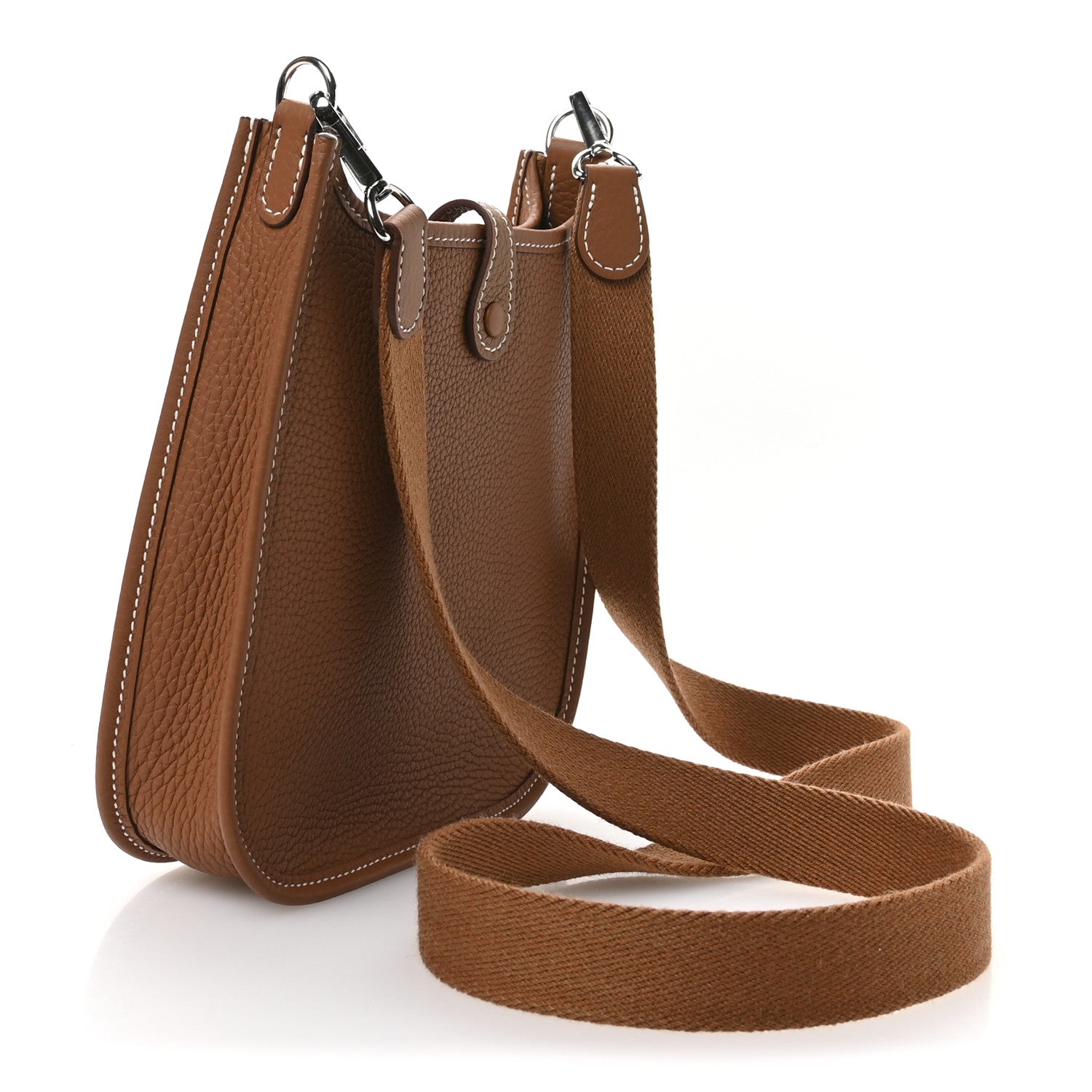 Hermes Taurillon Clemence Evelyne TPM Gold 3 of 11