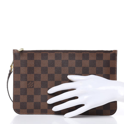 Louis Vuitton Damier Ebene Neverfull MM GM Pochette 2 of 7