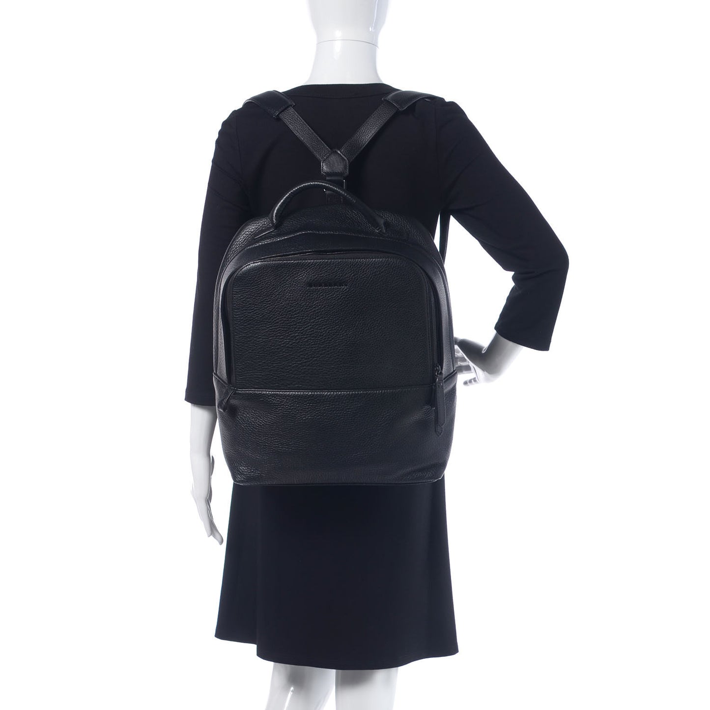 Calfskin Backpack Black