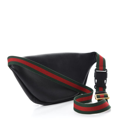 Gucci Grained Calfskin Small Logo Belt Bag Black 3 of 11