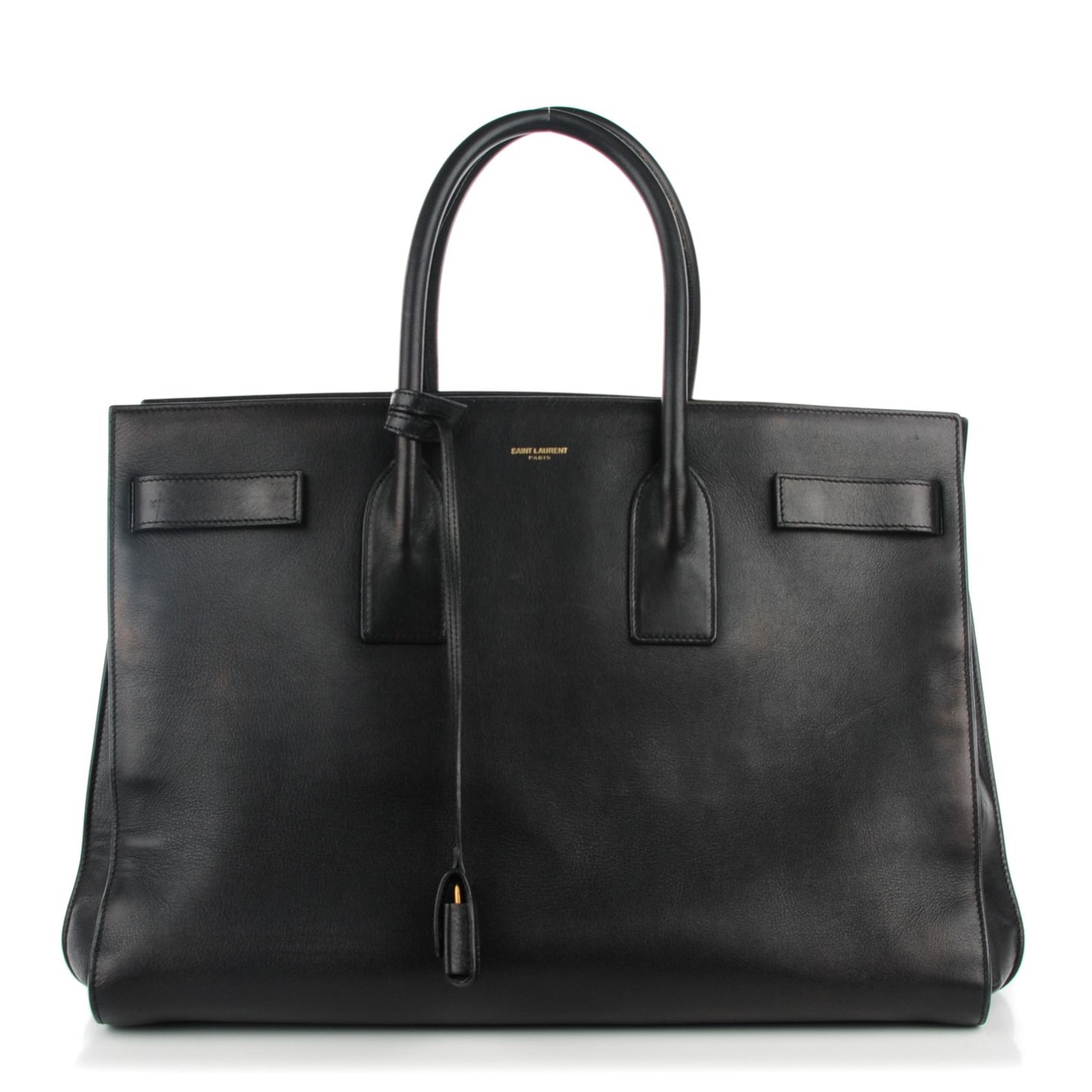 Calfskin Large Sac De Jour Carryall Black