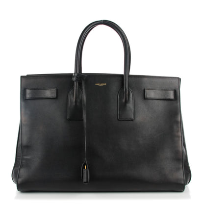 Saint Laurent Calfskin Large Sac De Jour Carryall Black 1 of 9