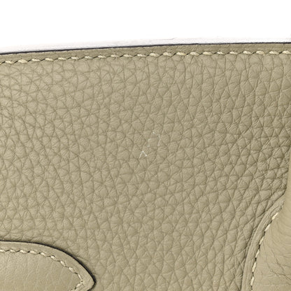 Hermes Taurillon Clemence Birkin 35 Sauge 11 of 11