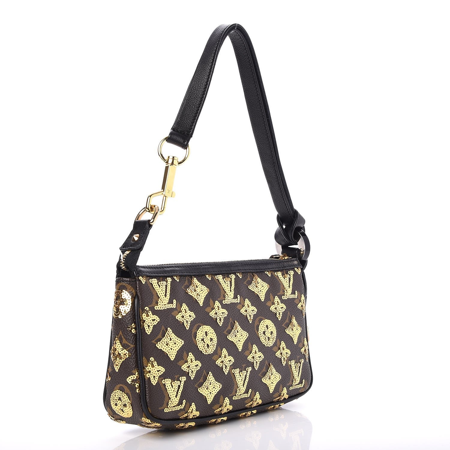 Louis Vuitton Monogram Sequins Eclipse Pochette Gold 3 of 8