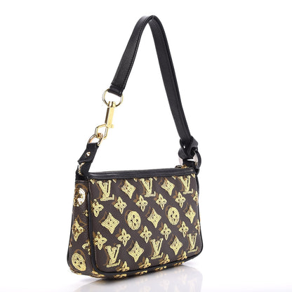 Louis Vuitton Monogram Sequins Eclipse Pochette Gold 3 of 8
