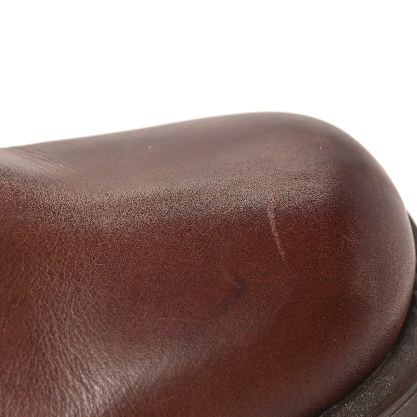 Calfskin Harness Boots 37 Sienna