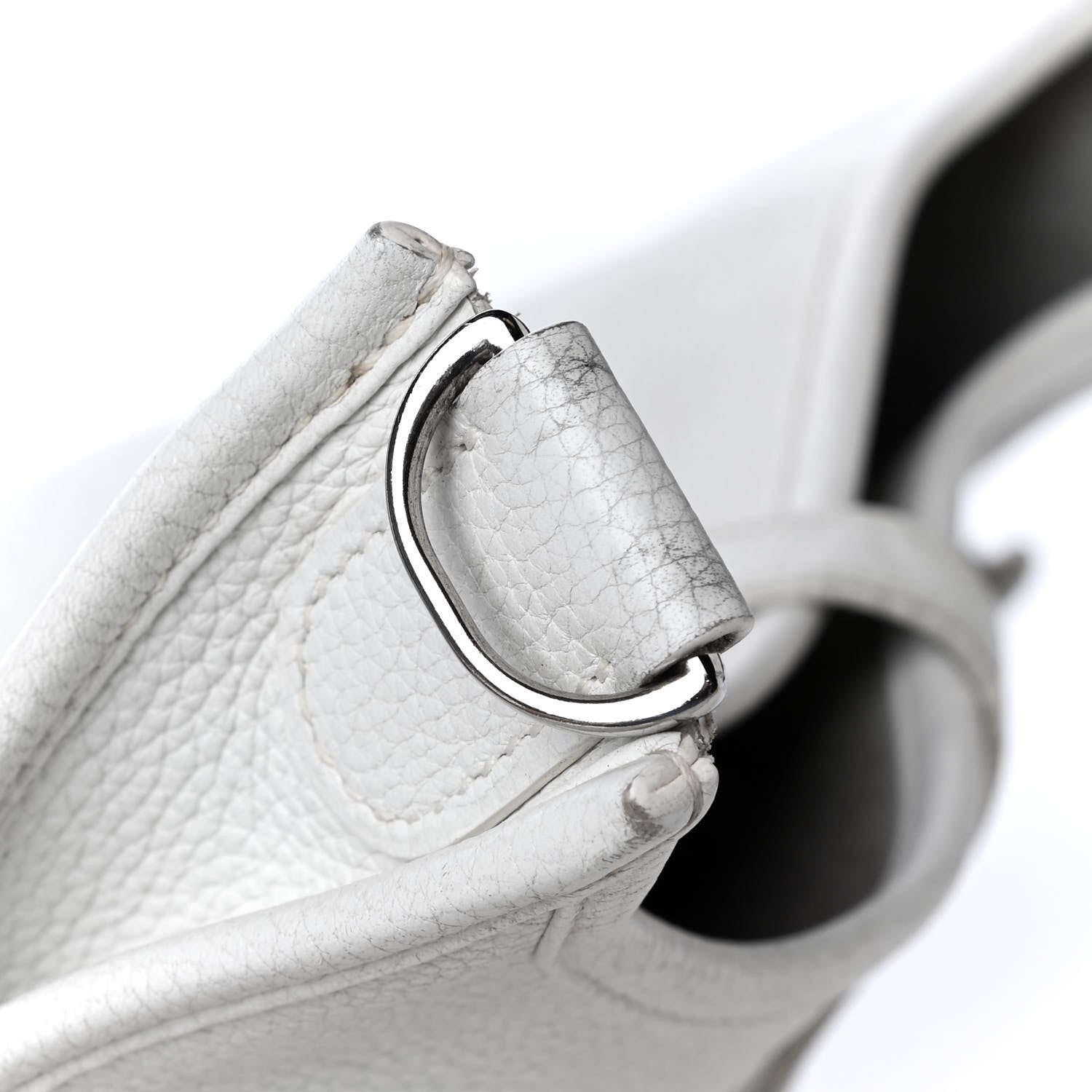 Hermes Taurillon Clemence Evelyne II PM White 11 of 20