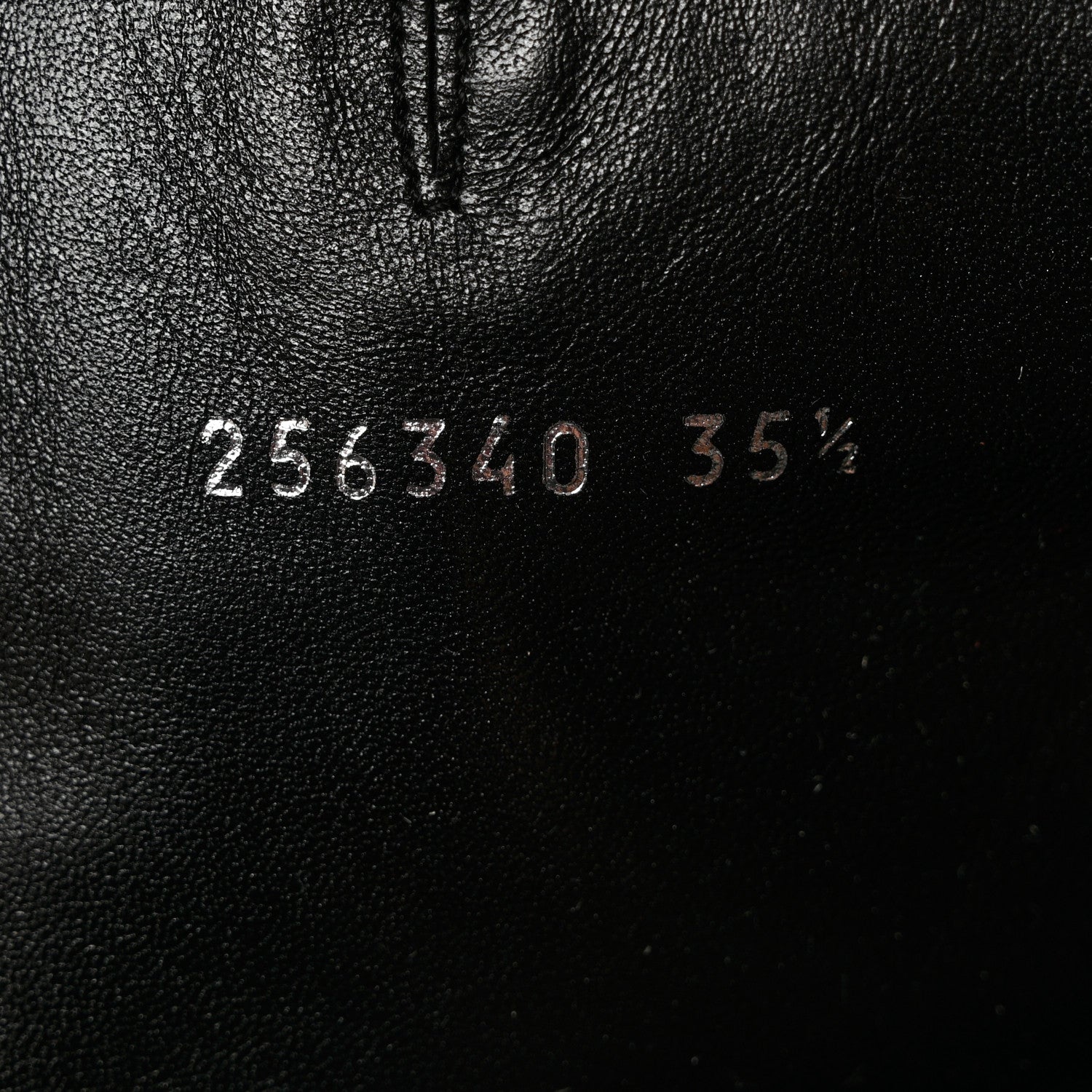 Gucci Suede Knee High Web Boots 35.5 Black 6 of 9