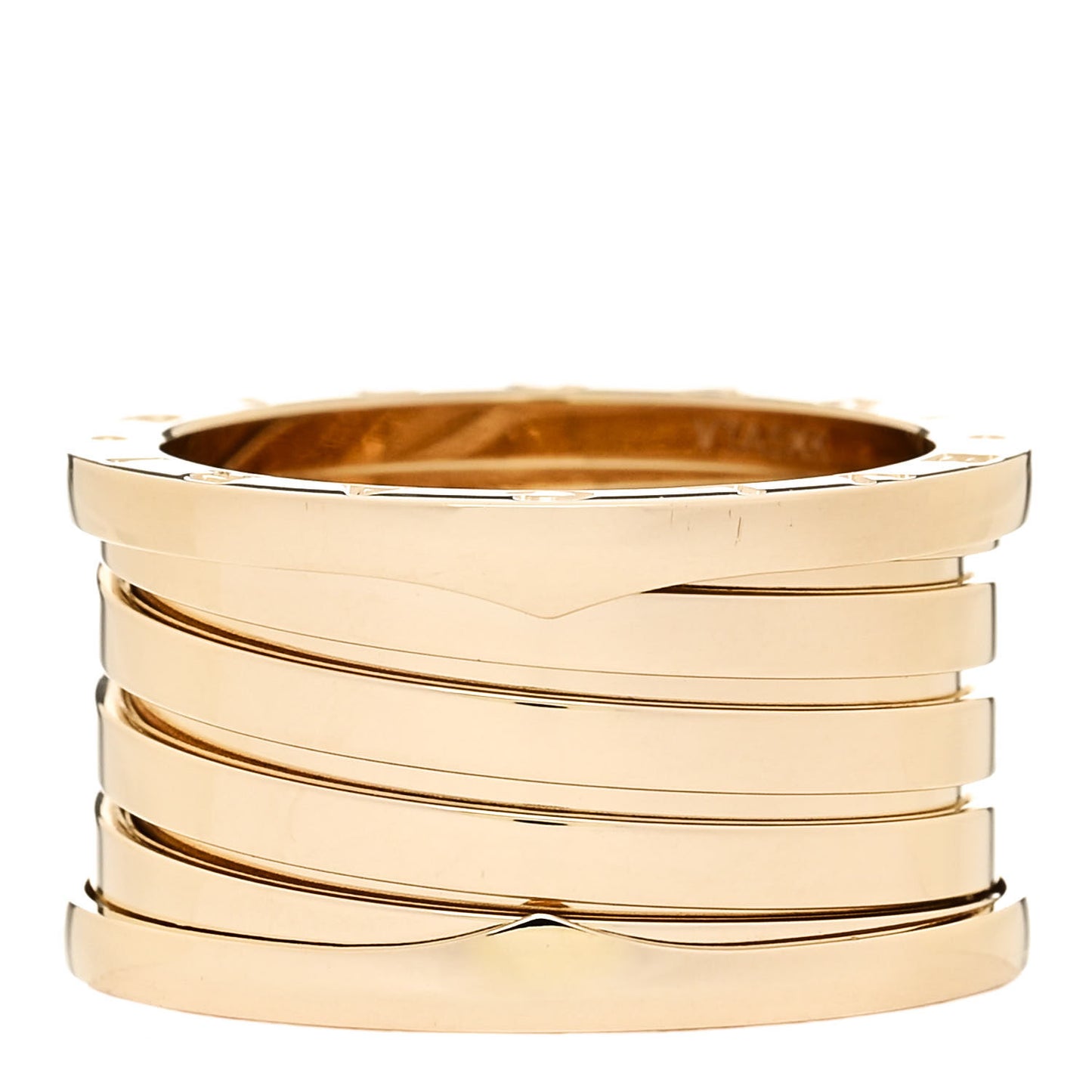 18K Yellow Gold B.Zero1 Five-Band Anniversary Ring 60 9