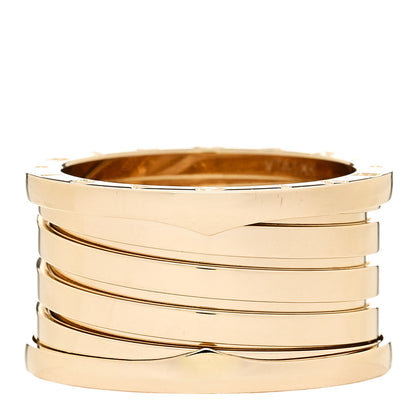 Bulgari 18K Yellow Gold B.Zero1 Five-Band Anniversary Ring 60 9 1 of 7