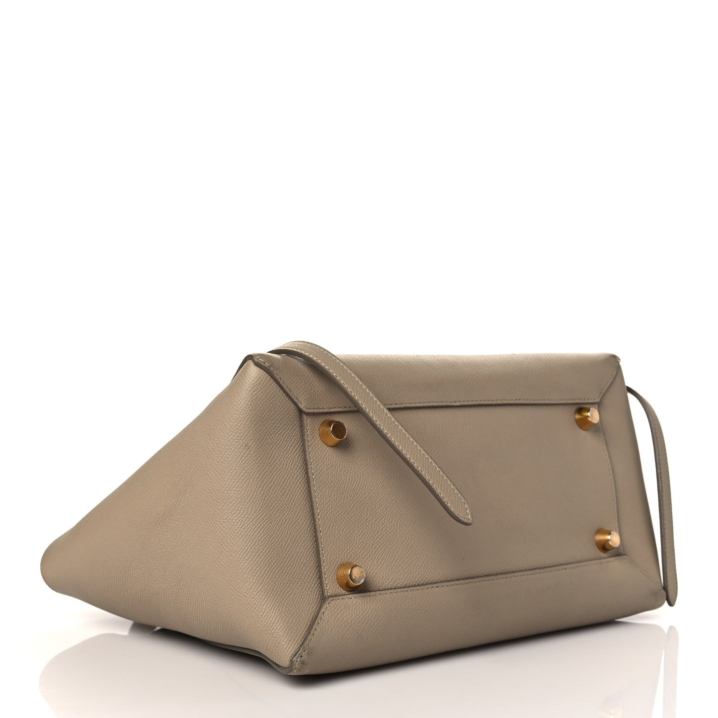 Grained Calfskin Mini Belt Bag Light Taupe