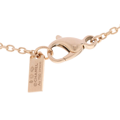Chanel 18K Beige Gold Diamond Eternal No 5 Necklace 4 of 5