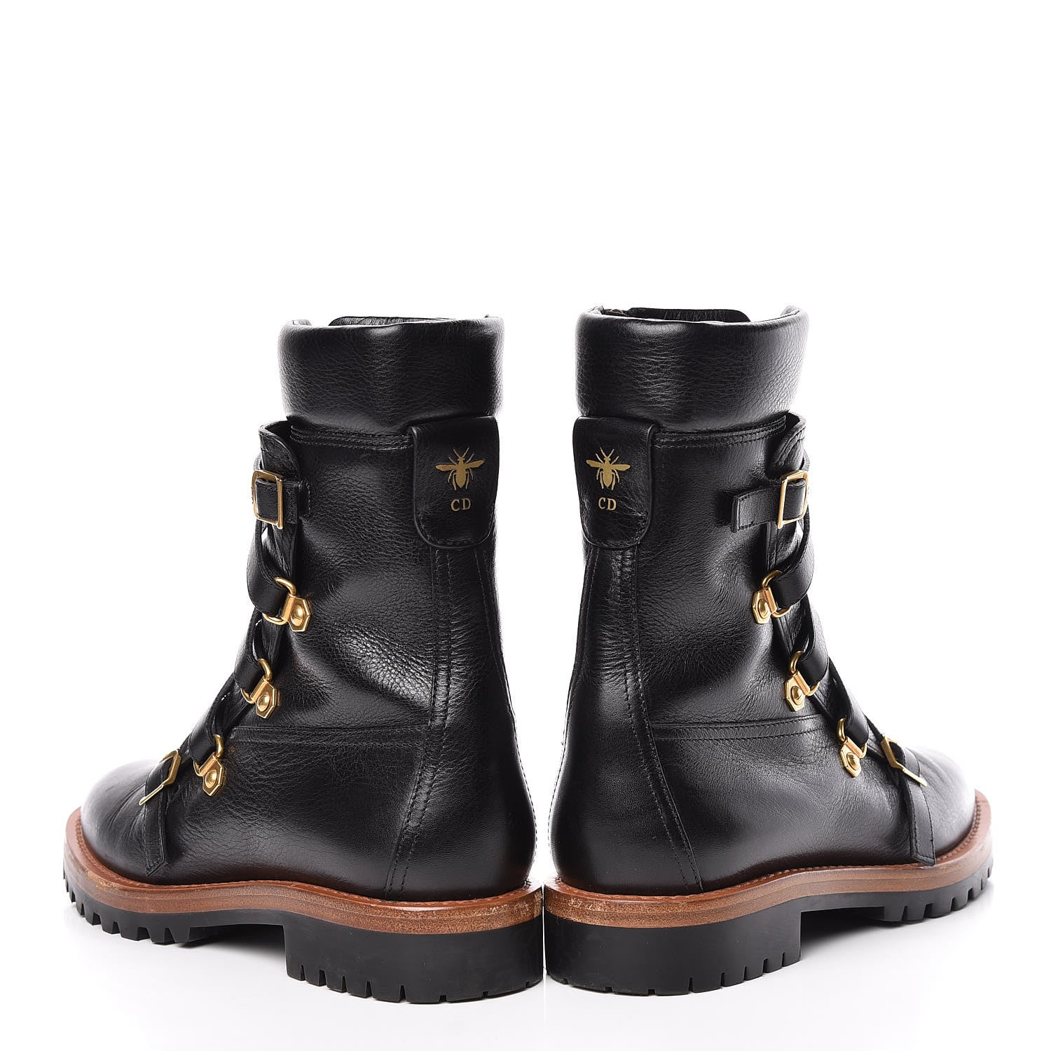 Christian Dior Shiny Calfskin Wildior Low Boot 38 Black 6 of 15