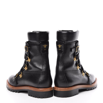 Christian Dior Shiny Calfskin Wildior Low Boot 38 Black 6 of 15