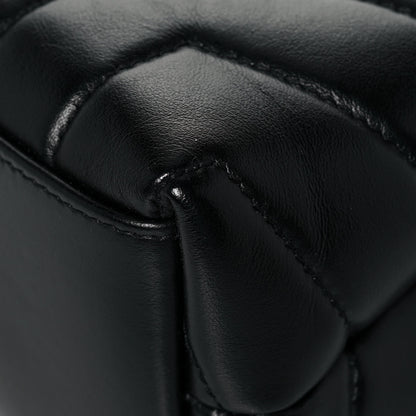 Saint Laurent Calfskin Y Quilted Monogram Small Loulou Chain Satchel Black 10 of 11