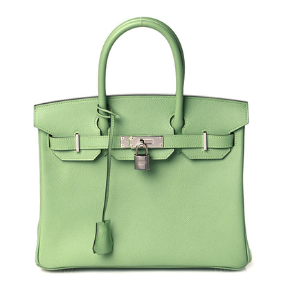 Hermes Epsom Birkin 30 Vert Criquet 1 of 11