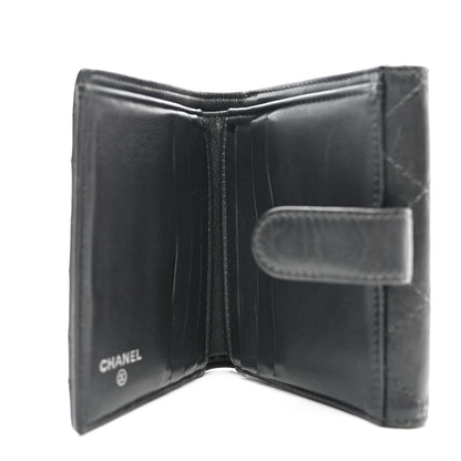 Chanel Aged Lambskin Quilted Reissue French Wallet Black 6 of 9