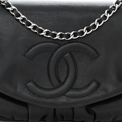 Chanel Lambskin Half Moon Wallet On Chain WOC Black 9 of 11