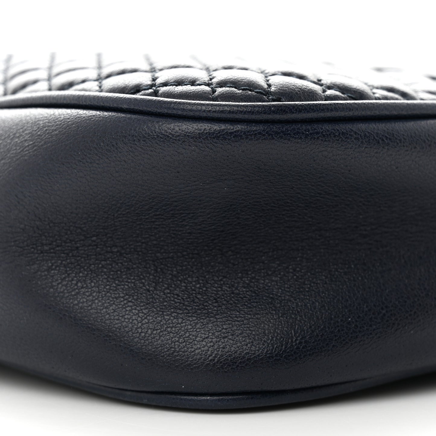 Lambskin Quilted Victoire Camera Bag Deep Marine