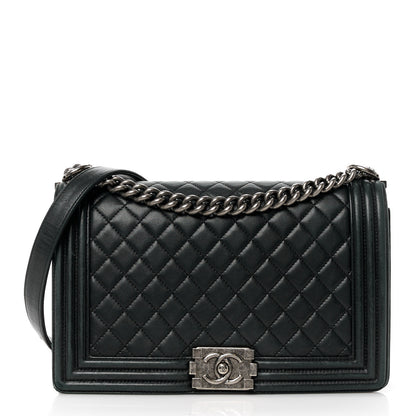 Chanel Calfskin Quilted New Medium Boy Flap Black 1 of 13