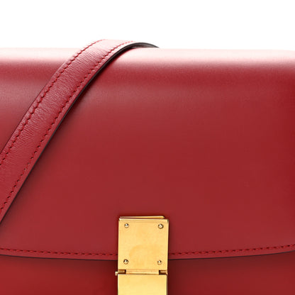 Celine Box Calfskin Small Classic Box Flap Bag Red 9 of 14