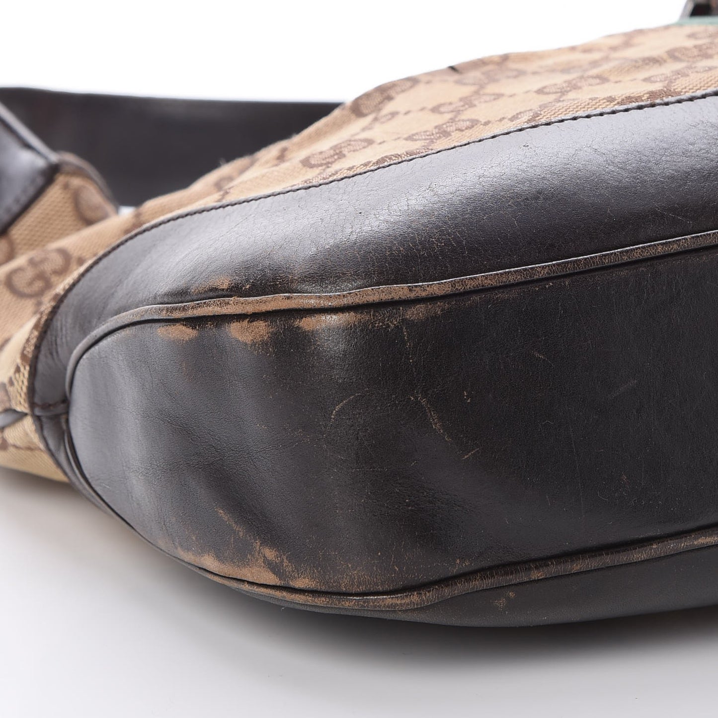 Monogram Web Jackie O Hobo Dark Brown