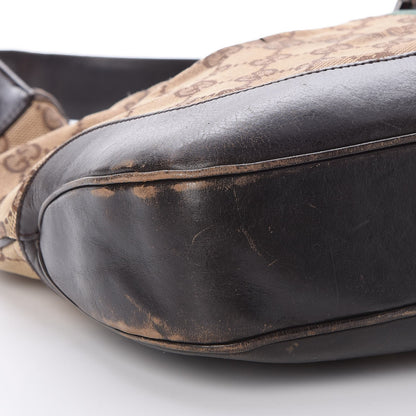 Gucci Monogram Web Jackie O Hobo Dark Brown 10 of 11