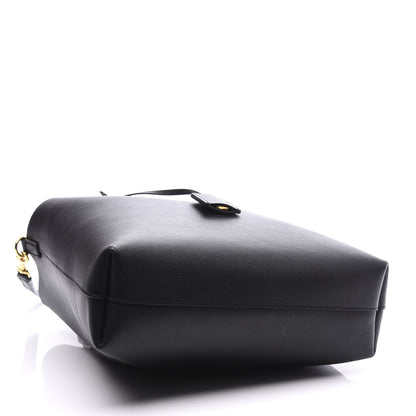 Saint Laurent Calfskin Toy Shopping Tote Black 3 of 9