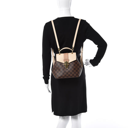 Louis Vuitton Damier Ebene Clapton Backpack Creme 2 of 7