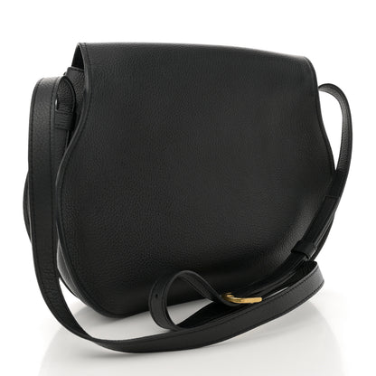 Chloe Calfskin Medium Marcie Round Crossbody Bag Black 3 of 17